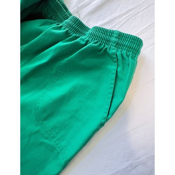 Napa Valley Womens Green Pants Sz 18 Short Elastic Waist Pull On Travel Casual - Picture 9 of 9